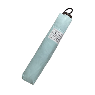 羽毛超轻135g折叠防紫外线遮阳伞小清新黑胶三折伞女神防晒太阳伞