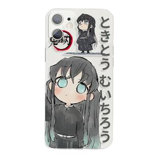 鬼灭之刃时透无一郎软妹苹果16手机壳适用于15pro小米14OPPOa59红米k70荣耀80软iQOOz9华为p60一加12vivos15e