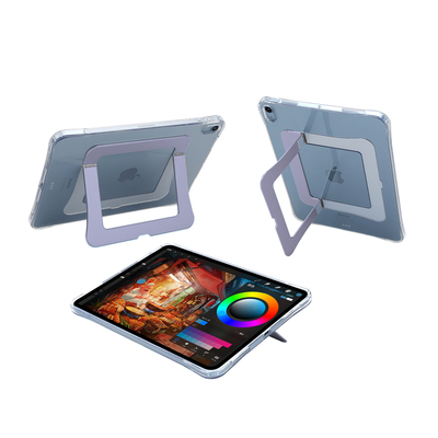 gomi适用ipad11保护壳mini7新款air8/7苹果平板A16支点壳iPadPro保护套air4第10代8电脑13英寸透明k5支架防弯