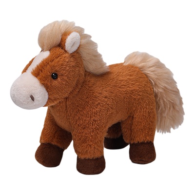 McHugs小马驹布莱毛绒玩具玩偶马年吉祥物公仔本命年小马生肖摆件