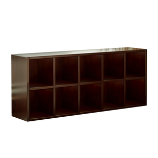 实木格子柜书架落地置物架自由组合转角矮书柜客厅儿童家用收纳