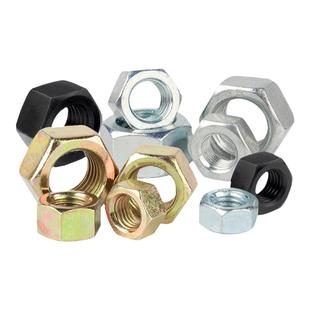 8.8级12.9级高强度六角螺母镀锌螺丝帽镀镍发黑螺帽M2M3M4M6M8M30