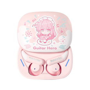 原创二次元联名孤独摇滚动漫周边波奇酱提示音入耳式无线蓝牙耳机