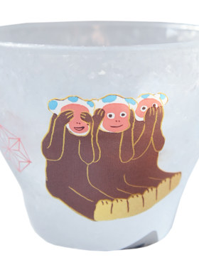 日本进口aderia石冢硝子小茶杯