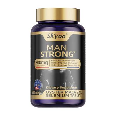 Skyoo美国进口降敏肾精牡蛎玛咖锌硒片60片*7瓶续航泵感集中耐力