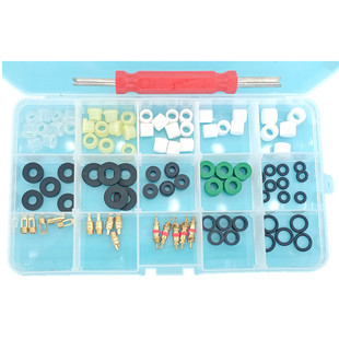 加液加氟管橡皮 空调冰箱R22橡皮R410橡皮加液管密封圈垫圈胶垫圈