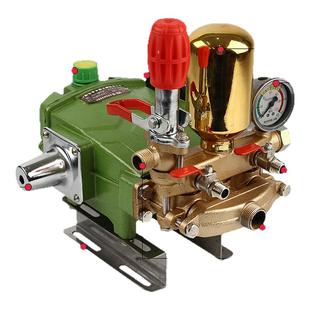 新款高压三缸柱塞泵农用品陶瓷高压打药机泵头喷雾器大流量抽水泵