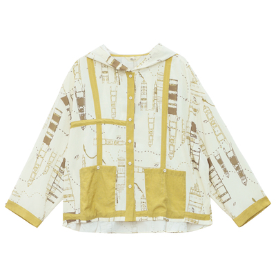 瑞尔法式复古衬衫女2025夏季新款