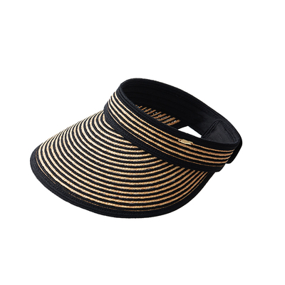 可折叠空顶防晒草帽夏季透气帽子