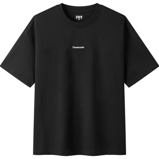 森马270g重磅纯棉质感T恤2026新款极简印花上衣oversize透气短袖