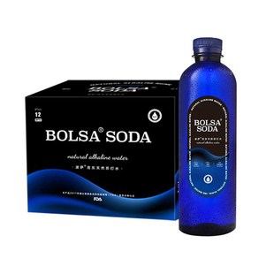 波萨bolsa克东天然苏打水470ml无糖弱碱黑龙江原水孕妇可用热泡茶