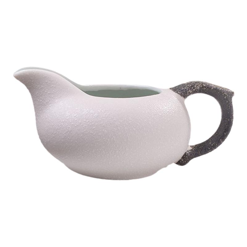 雪花陶瓷茶具公道套装
