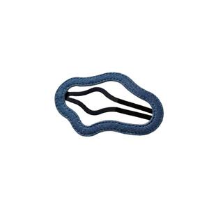 可爱百搭牛仔蓝星星云朵发夹女精致侧边刘海夹发卡头饰新款碎发夹