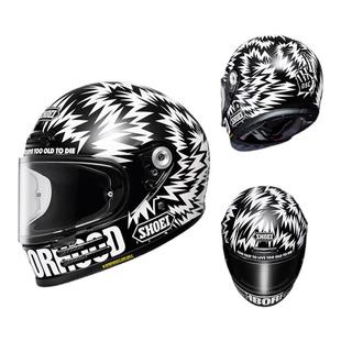 日本SHOEI复古全盔GLAMSTER摩托车头盔男机车巡航盔四季通用防雾