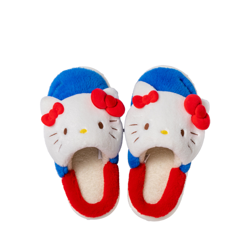 正版hellokitty儿童棉拖鞋女学生冬季亲子居家保暖可爱玉桂狗棉鞋