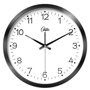 康巴丝钟表挂钟客厅卧室静音扫描金属石英钟创意简约时尚壁钟407