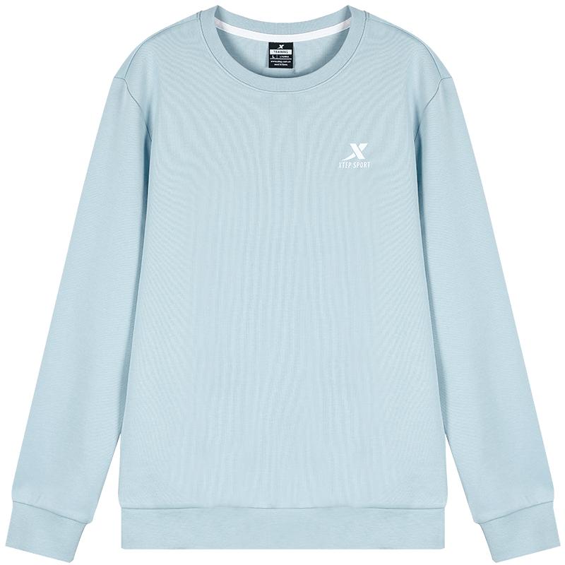 特步运动套装男春秋2025新款保暖卫衣长裤秋装大码宽松跑步两件套