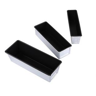 三能长方形小面包模吐司盒 磅蛋糕模水果条不沾 烘焙模具SN2132