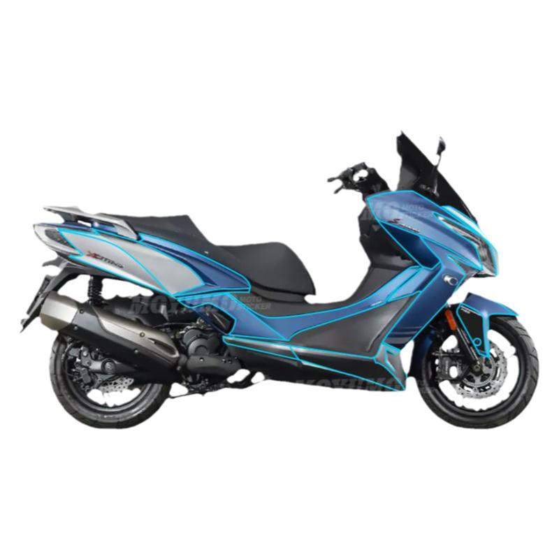 适用光阳赛艇S400隐形车衣贴膜