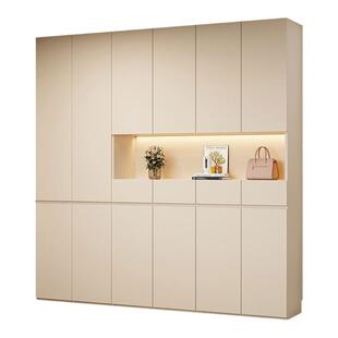 实木鞋柜家用门口入户玄关柜新款2024爆款储物柜窄版多层超大鞋架