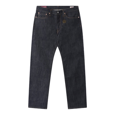 蓝布屋日本贝原林方亨直筒牛仔裤