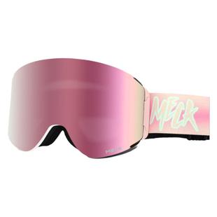 Meck滑雪镜磁吸翻盖护目镜女透气高清防雾男增光柱面可戴近视眼镜