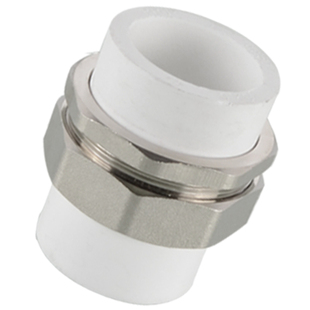 PPR管双头铜活接直接头4分6分1寸20/25/32/40/50/63/75水管配件