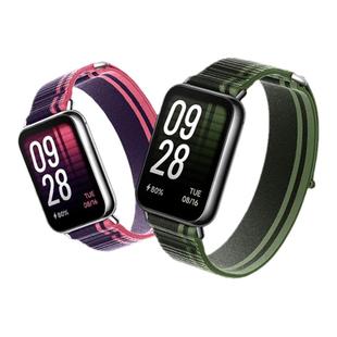 适用于小米红米手表6/5表带小米手环9pro双色编织尼龙8pro智能Redmi4运动八九代腕带高级女生替换表链配件男