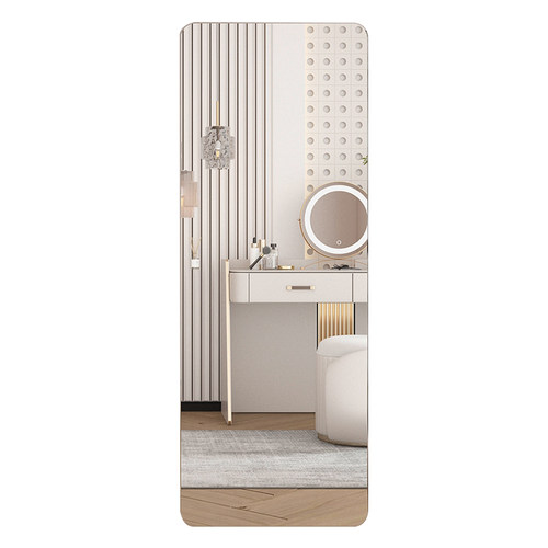 软镜子贴墙自粘定制高清亚克力穿衣镜全身镜落地镜家用安全免打孔