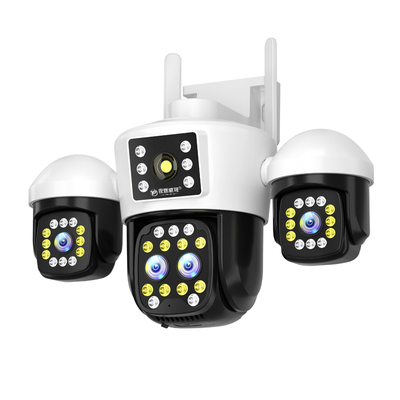 监控360度无死角室外摄像头手机远程4G免流量家用无网无电太阳能