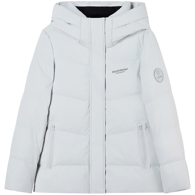 暖频道女士连帽宽松加厚短款羽绒服新款冬季百搭90鸭绒抗冻外套