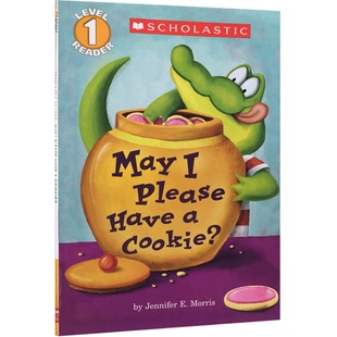 【送音频】May I Please Have A Cookie? 礼貌用语 我可以吃块饼干吗学乐分级阅读启蒙入门Scholastic Reader情商益智习惯养成