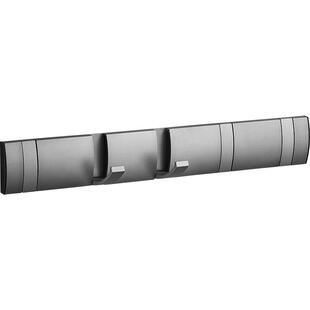 免打孔灰色隐形挂钩排钩壁挂浴室玄关挂勾卫生间门背后折叠挂衣钩