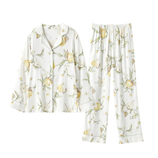 【李佳琦直播间零食节】嫚熙春夏孕妇产后哺乳月子服家居服套装