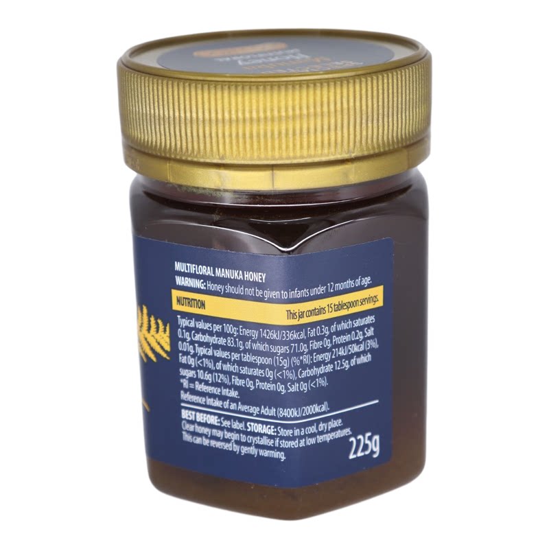 Premier 麦芦卡蜂蜜225克Manuka蜜糖100+MGO瓶装进口蜂蜜制品进口