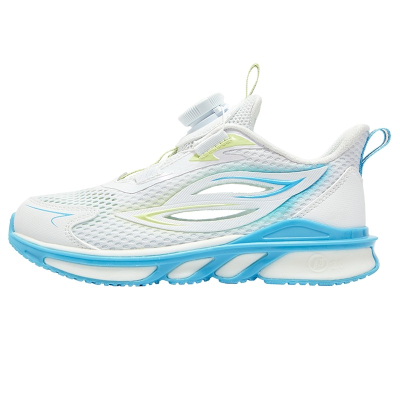 特步童鞋夏季新款小童网面透气儿童运动鞋子男童旋钮扣防滑跑步鞋