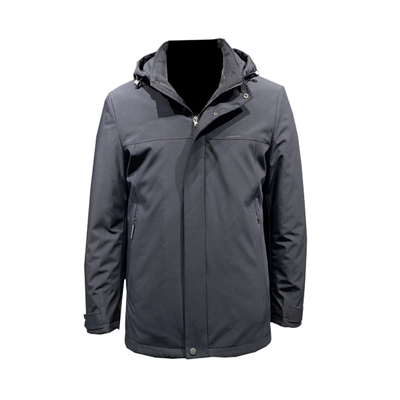 内胆可脱卸男士鹅绒服保暖外套