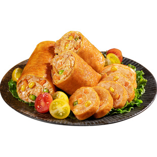 中澜豆皮肉卷鸡胸肉卷轻即食健身代餐速零食品减低早餐脂夜宵充饥