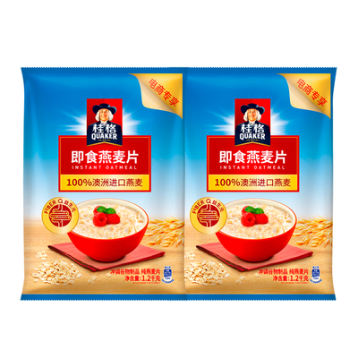 即食燕麦片早餐健身桂格小袋装