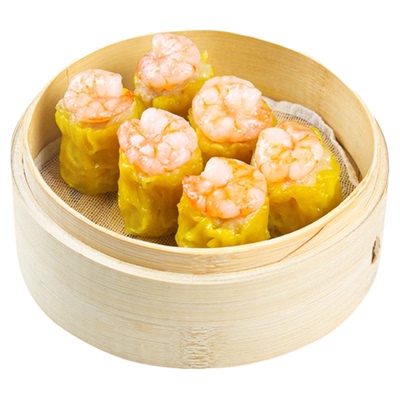 加藤利虾肉干蒸烧卖鱼籽牛肉烧麦
