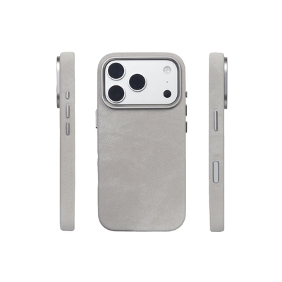 Urban Case法兰绒皮革电容Ai按键磁吸适用于iPhone17promax手机壳苹果16pro布料保护套防手汗防油防指纹耐脏