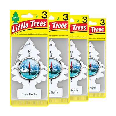LittleTrees美国小树香片车载香薰高级衣柜持久留香水挂件 北极冰