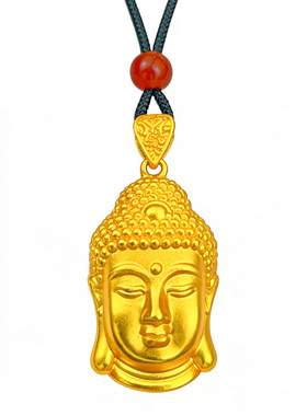 金店同款久不褪色如来观音镀金坠