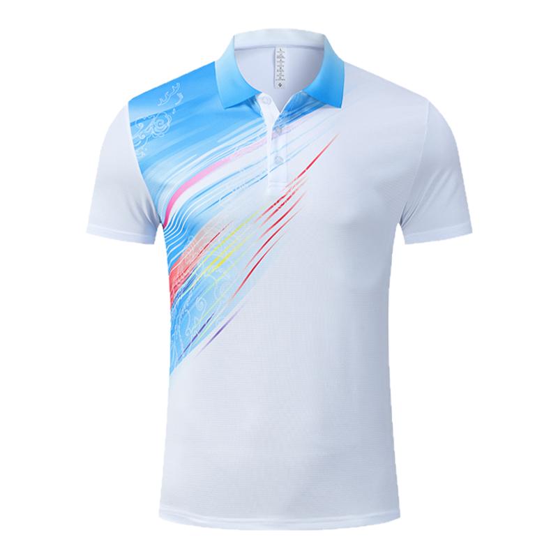 短袖速干polo衫定制運(yùn)動(dòng)會(huì)出場(chǎng)服男女羽毛球健身訓(xùn)練服t恤印logo