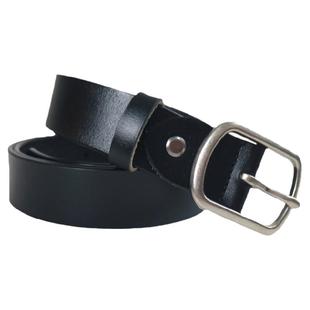 SHIJOIN时有Sometimes黑色皮带真皮哑光做旧方扣韩简约腰带200323