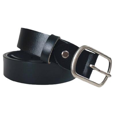 哑光做旧方扣简约风黑色皮带