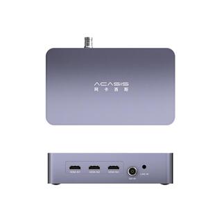 阿卡西斯采集卡直播专用兼容雷电协议医疗工程SDI/HDMI四路采集器