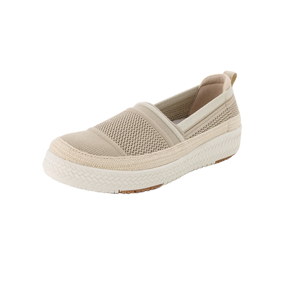 Pansy盼喜网眼透气飞织渔夫鞋女一脚蹬休闲鞋2026年春季新款4360