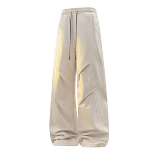 NASA STUSY美式2026新款秋冬装男款休闲长裤子加厚保暖工装羽绒裤