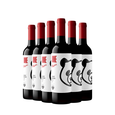 奔富一号红酒中国熊猫红酒整箱